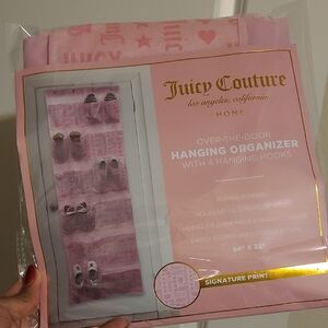 Juicy Couture Pink Hanging Organizer